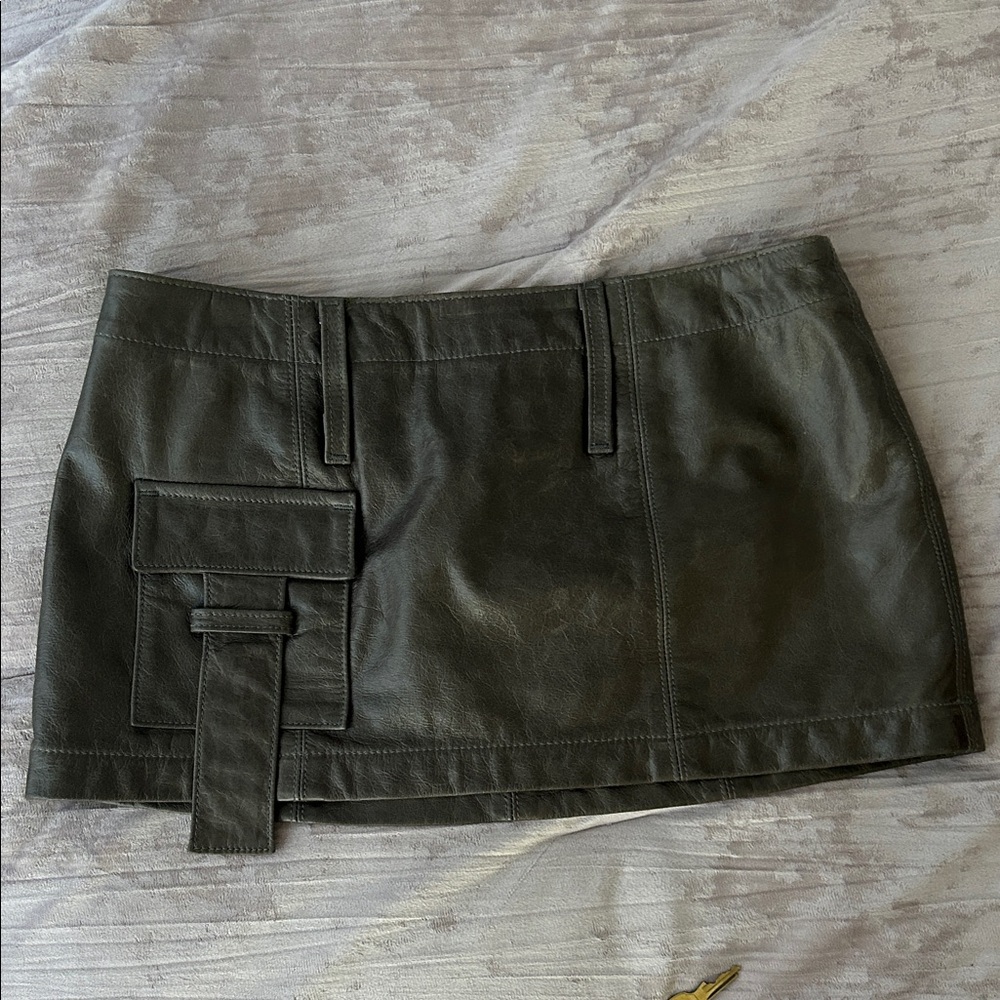 MimChik Grey Mini Skirt